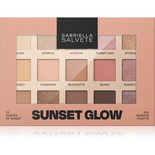 Gabriella Salvete Sunset Glow 15 Shades of Sunset paleta sjenila za oči 15 g Cijene