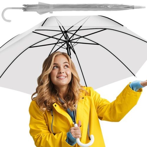 Malatec prozirni automatski ki&amp;scaron;obran, bijeli, 93 cm Slike