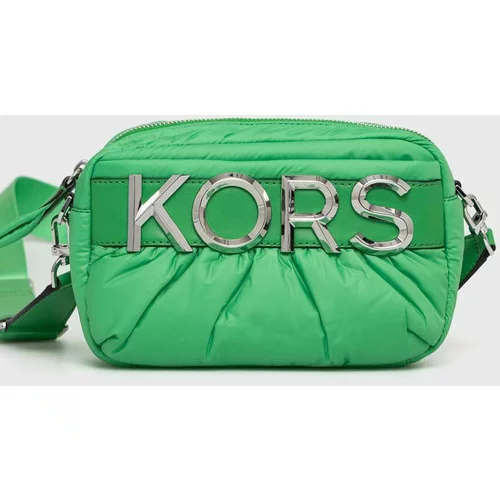 Michael Kors Usnjena torbica zelena barva
