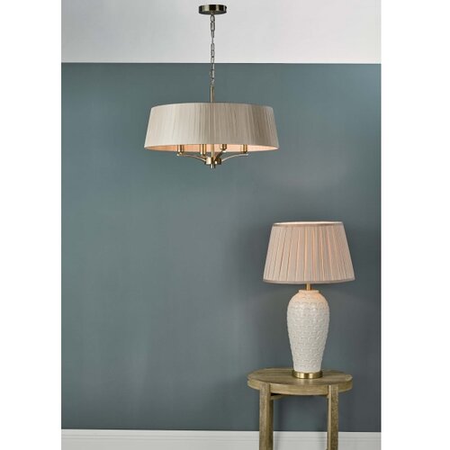  D&amp;auml;r Lighting CRI0429 - Luster na lancu CRISTIN 4xE14/40W/230V mesing/taupe Slike