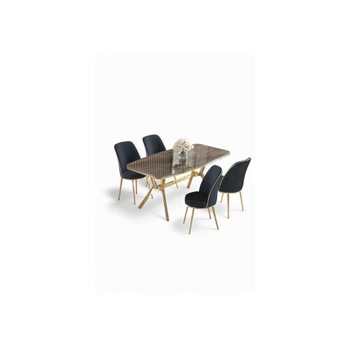 Hanah home trpezarijski set, 5 dijelova, Teget Cene
