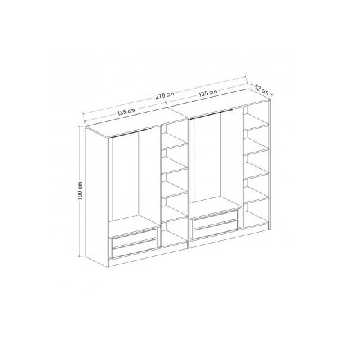 Hanah home garderober kale mebran 4784 Slike