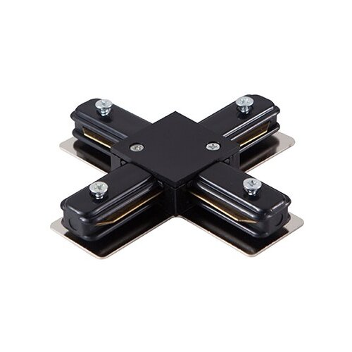 Mitea Lighting Konektor za monofazni &amp;scaron;inski reflektor crni PVC M-2TRACK-X-B Slike