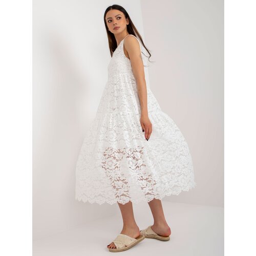 Och Bella Dress-TW-SK-BI-8246.37X-white Cene