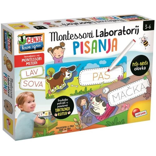 Lisciani Montessori laboratorija pisanja Slike