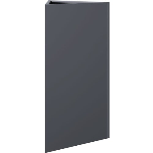  Vrtna sadilica antracit trokutasta 40 x 34,5 x 75 cm čelična Slike