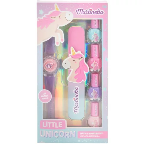Martinelia Little Unicorn Watch & Manicure Set poklon set (za djecu)