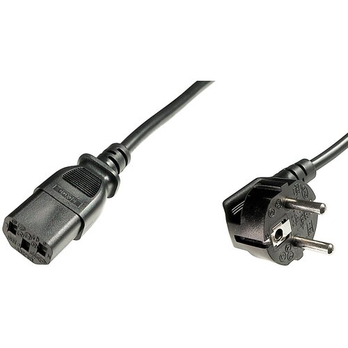 Digitus Električni priključni kabel [1x -vtič C14 - 1x vtič z za&scaron;čitenimi kontakti] 0.75 m črn (20414101) Cene