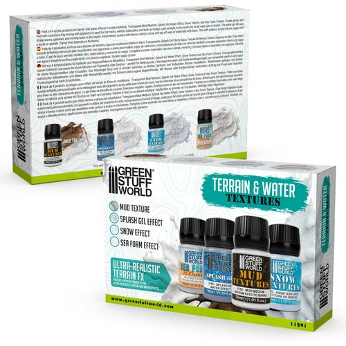 Green Stuff World Texture Series Set 30ml - Water Texture 30ml (Pack x4) Slike