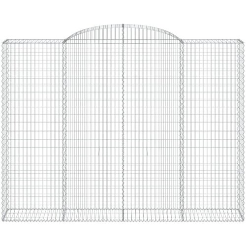  Gabionska ko&amp;scaron;ara s lukom 300x50x220/240 cm pocinčano željezo Slike