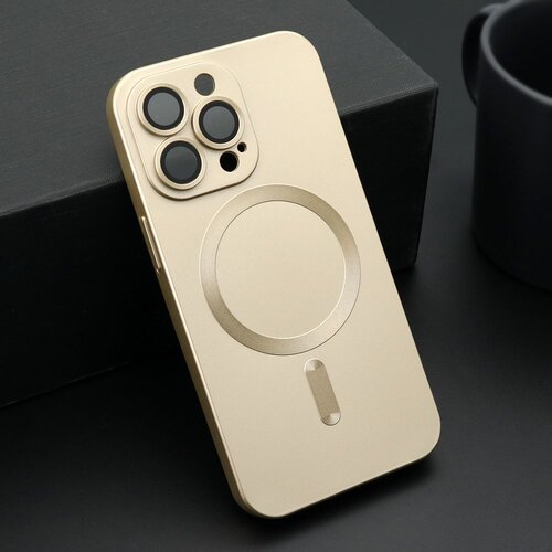 Maska elegant magsafe za iphone 13 pro/ zlatna Slike