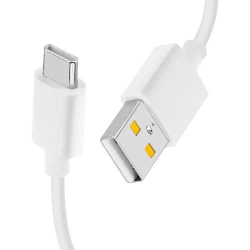 Realme Originalni kabel USB 2A v USB-C, polnjenje in sinhronizacija - bel (servisni paket DL143), (20633059)