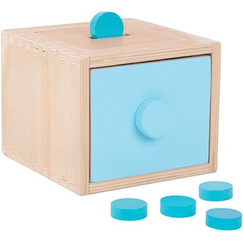 Woopie Montessori drvena kutija/sorter s kliznom ladicom Slike