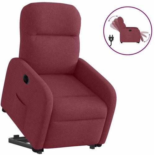  Električni naslonjač na podizanje od tkanine boja vina Cijene