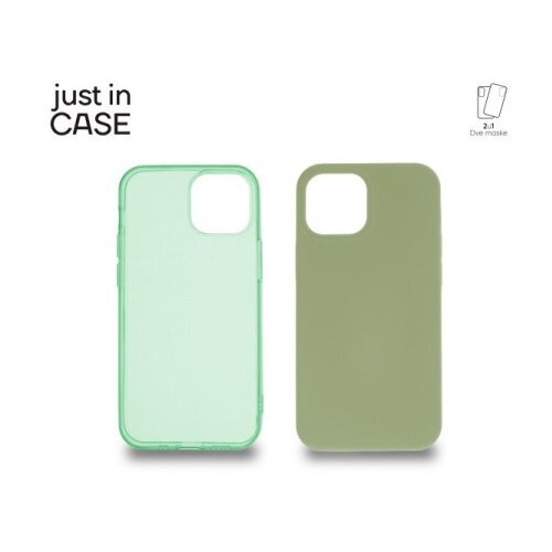 Just In Case 2u1 Extra case MIX paket ZELENI za iPhone 13 Mini ( MIX107GN ) Cene