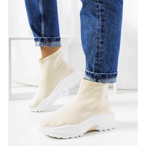 Gemre Beige high-top sneakers Melissa Cijene