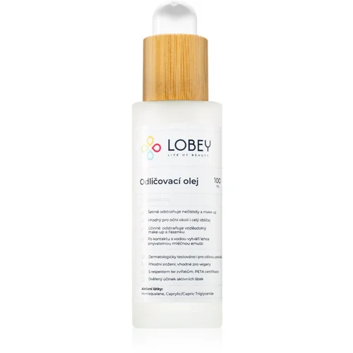 Lobey Skin Care Odličovací olej ulje za skidanje šminke 100 ml