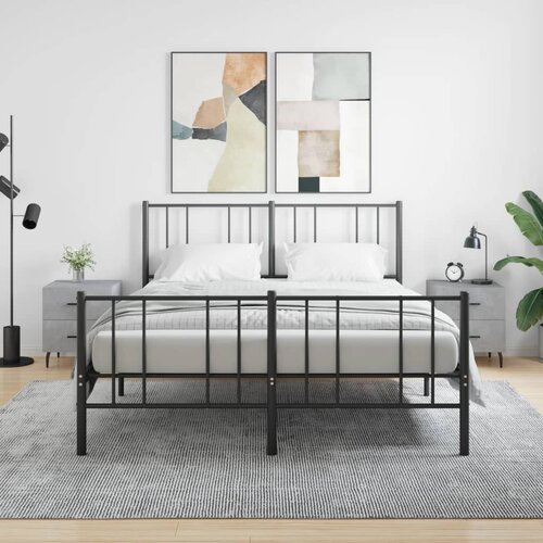 VidaXL Nočna omarica 2 kosa betonsko siva 40x35x47,5 cm inženirski les Slike