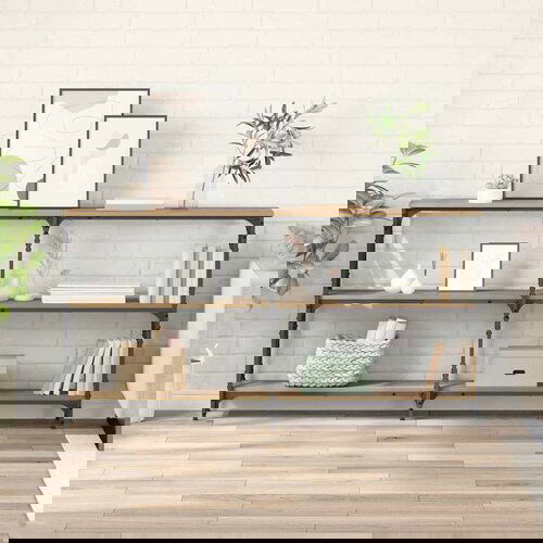 vidaXL Konzolna miza artisan hrast 156 x 28 x 80,5 cm Konstruiran les Cene