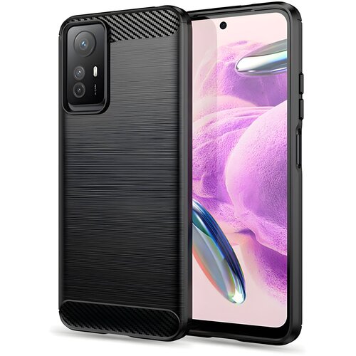  Futrola Carbon Shield TPU za Xiaomi Redmi Note 12S - Crna KP28053 Cene