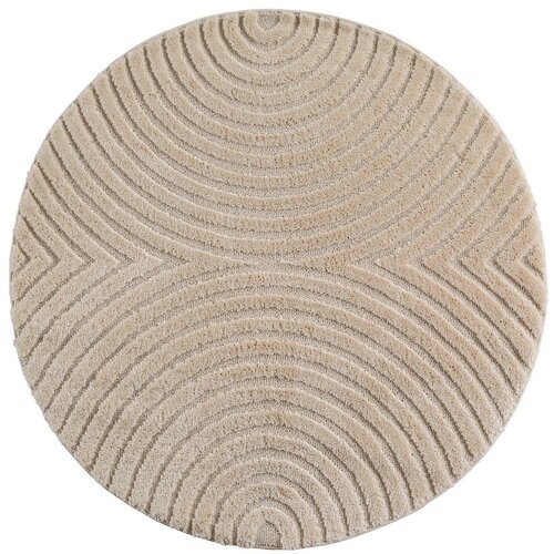 Ayyildiz Carpets Bež okrugao tepih od mje&scaron;avine jute &oslash; 80 cm Art 1122 &ndash; Cijene
