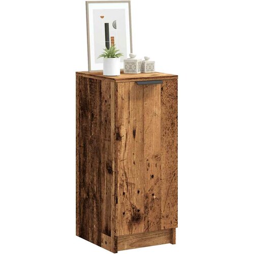 vidaXL omara za čevlje iz starega lesa 29,5x35x70 cm inženirski les Cene
