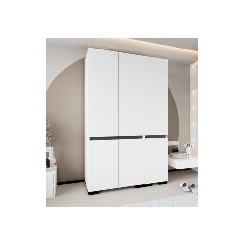 Hanah home ormar floransa 135 white anthracite Slike