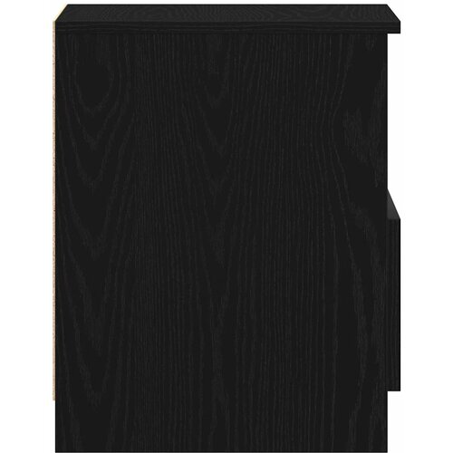  Noćni ormar 2 pcs Crni hrast 40 x 40 x 50 cm Konstruirano drvo Slike