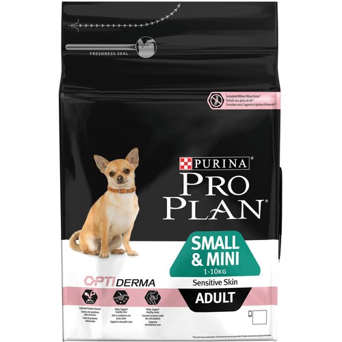Purina pro plan hrana za pse adult small&mini sensitive skin - losos 3kg Slike