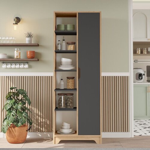 Hanah home Multifunkcionalna komoda, Antracit Slike