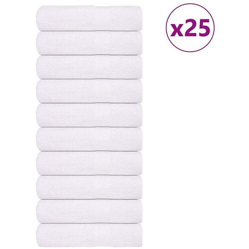 Furnova Brisače za tuširanje 25 kos bela 70x140 cm 360 g/m² 100% bombaž, (21916737) Cene