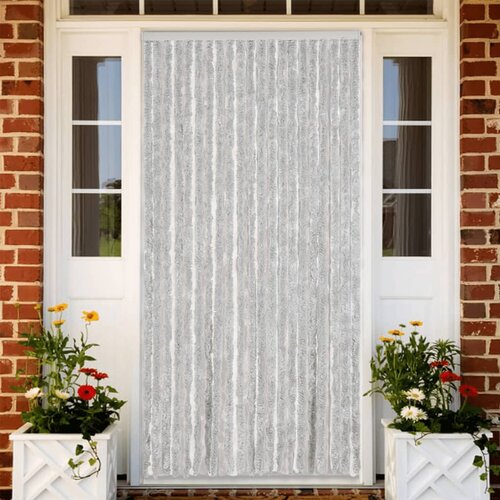 VidaXL Zastor protiv muha sivi 56x185 cm od &amp;scaron;enila Slike