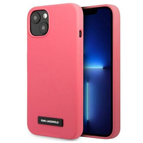 Karl Lagerfeld SILIKONSKI OVITEK PLAKET ZA IPHONE 13 FUCHSIA, (21898436) Cene
