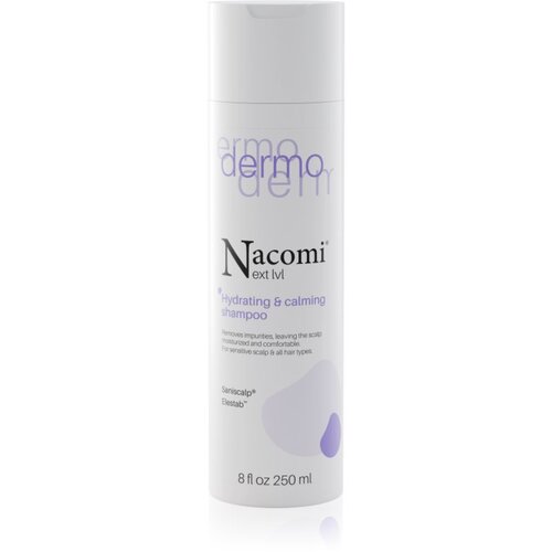 Nacomi Next Level Dermo Hydrating & calming shampoo vlažilni in pomirjajoči šampon 250 ml Cene