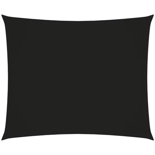  Senčno jadro oksford blago pravokotno 3x4 m črno