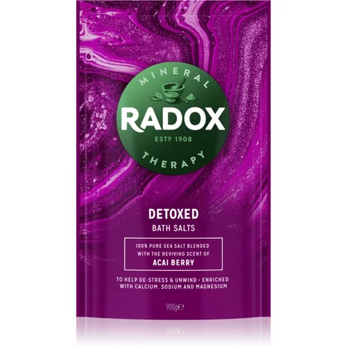 RADOX Detox sol za kopel z razstrupljevalnim učinkom 900 g