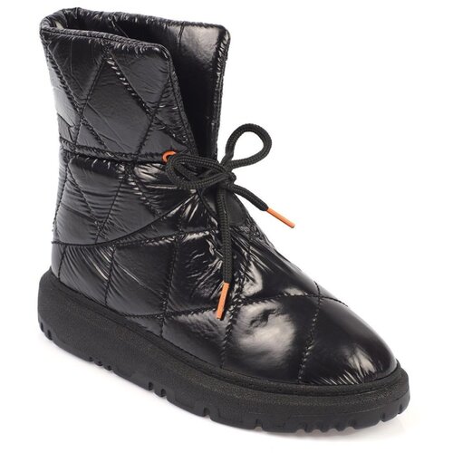 Capone Outfitters Women&amp;#039;s Quilted Parachute Fabric Snow Boots with Adjustable Ankle Buckles. Slike