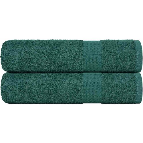 vidaXL Kopalne brisače 2 kos zelena 100x150 cm 360 g/m² 100% bombaž, (21822890) Cene