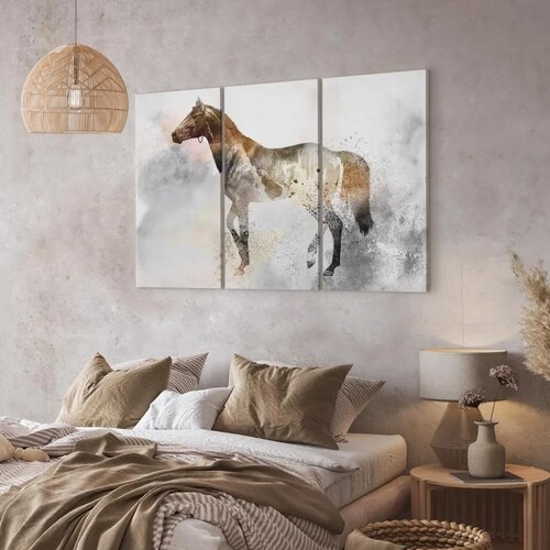  Slika - Fiery Steed (3 Parts) 60x40 Standard Slike