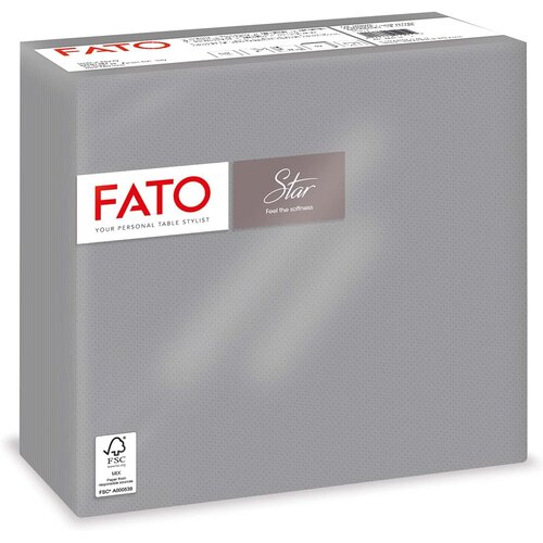 Fato STAR Salvete 38x38cm, Paket 30x40 komada, Sive Slike