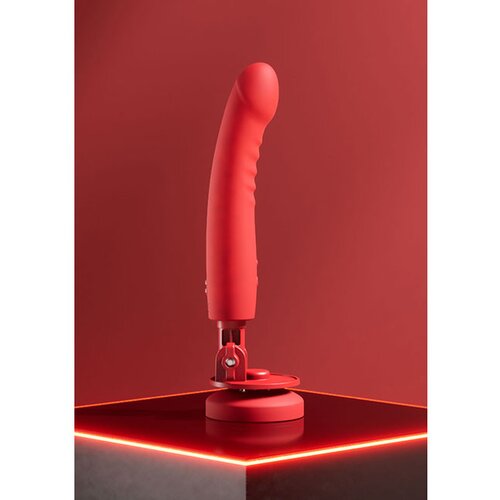 Lovense Mission 2 - pametni vibrator s vakuumskom bazom (crveni) Slike