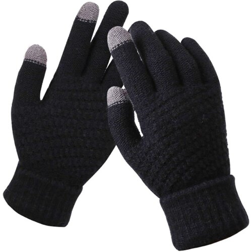  Rukavice touch screen braided crne Cene