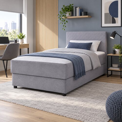 Grantex Line Singl ležaj Young, Sivi Cene