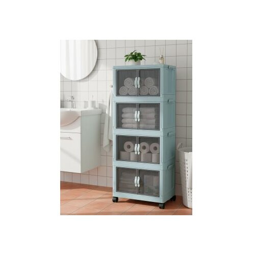 Hanah home Vi&amp;scaron;enamenski ormar Lavine 127 Baby Blue Slike