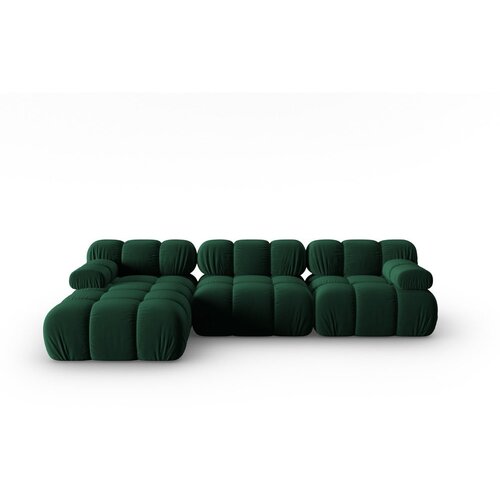 Micadoni Home Zelena baršunasta sofa 285 cm Bellis – Cijene