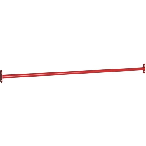 VidaXL Telovadni drog 125 cm jeklen rdeč Slike