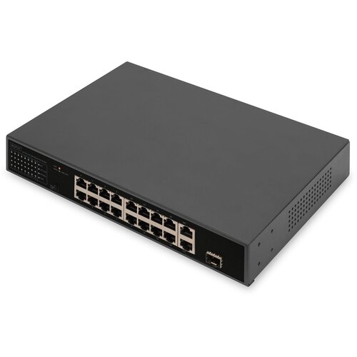 Digitus 16 Port Fast Ethernet PoE Switch , 2 Gigabit Uplinks (RJ45 /SFP) Cijene