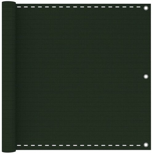 Furnova Balkonsko platno temno zeleno 90x500 cm HDPE, (21919338) Cene