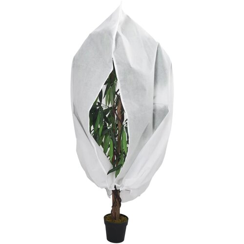 Maison Chic Prevleka za zunanjo pohi&amp;scaron;tvo - Koprena za rastline iz flisa z zadrgo 4 kosi 70 g/m&amp;sup2; 3,14x2,5 m, (21795122) Slike