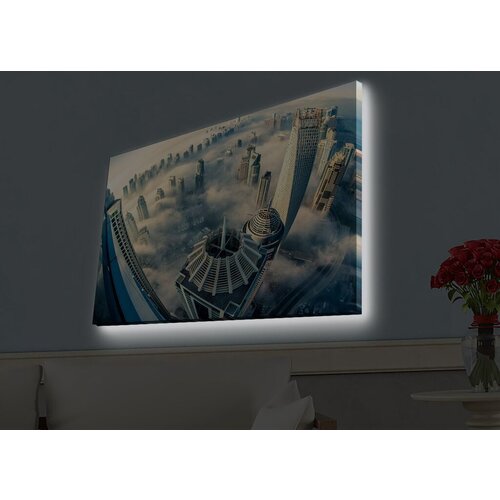 Wallity Slika sa LED osvetljenjem 4570HDACT-061, 45x70 cm Cene